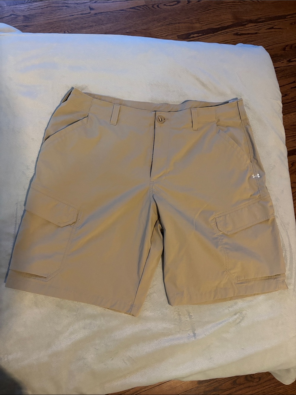 Under Armour Tan Shorts with Side Pockets